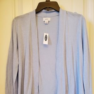 Old Navy pale blue open cardigan